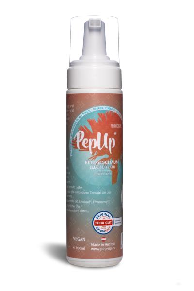Pep*UP Velour Lederpflege mit Jojobaöl 200 ml - Wild-,Rau-, Nubuk- und Velourlederpflege
